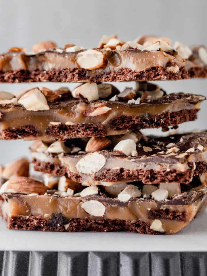 Smoked almond toffee (highly addictive) One Sweet Mama