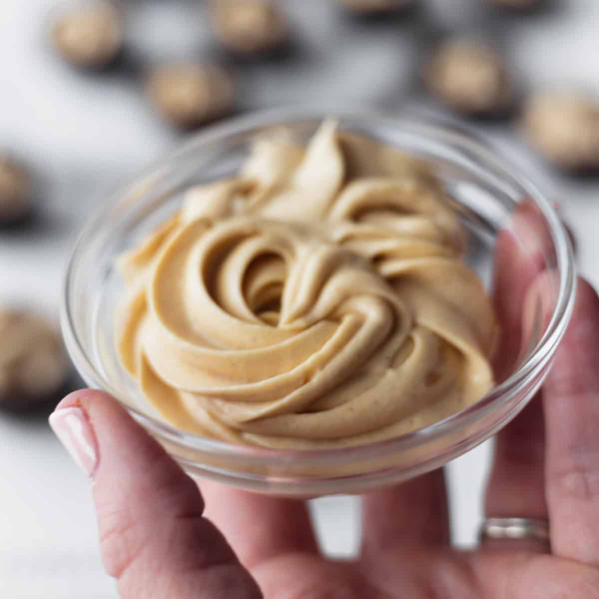 peanut butter mousse finished