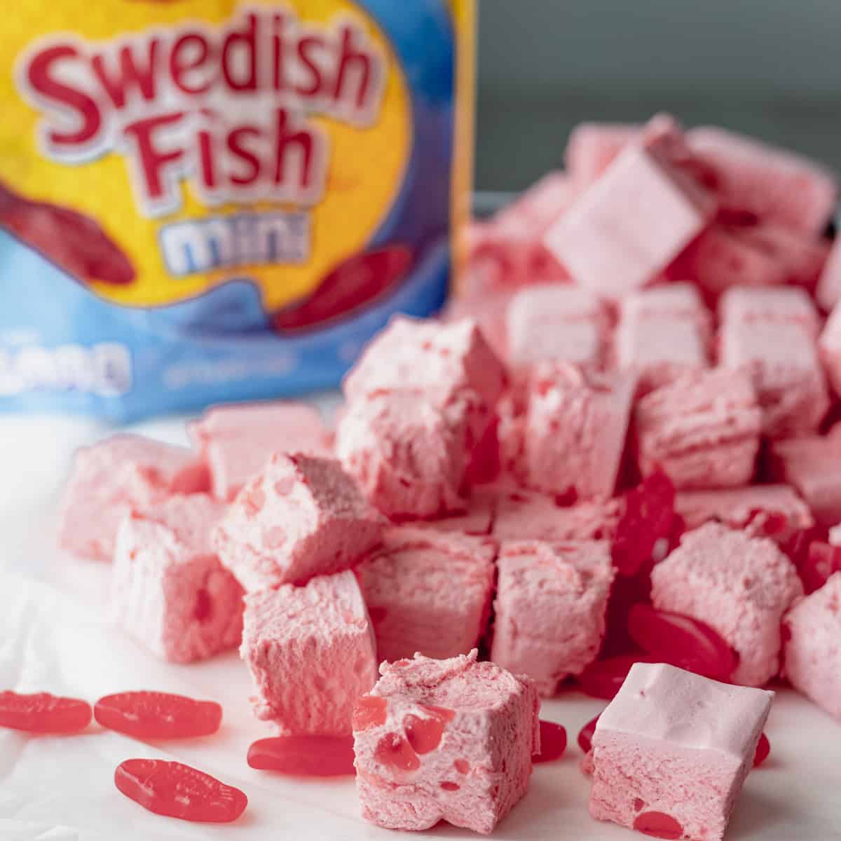 Swedish Fish Marshmallows - One Sweet Mama