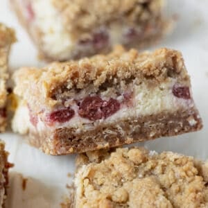 cherry cheesecake bars