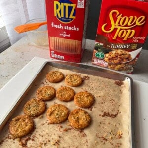 ritz crackers seasoned with stove top stuffing mix